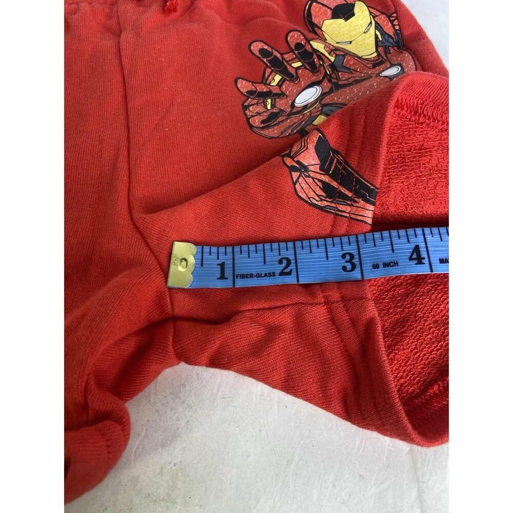 Marvel Comics Iron Man Superhero Boys Size 3T 3-4 Knit Pull On Shorts - Picture 6 of 7